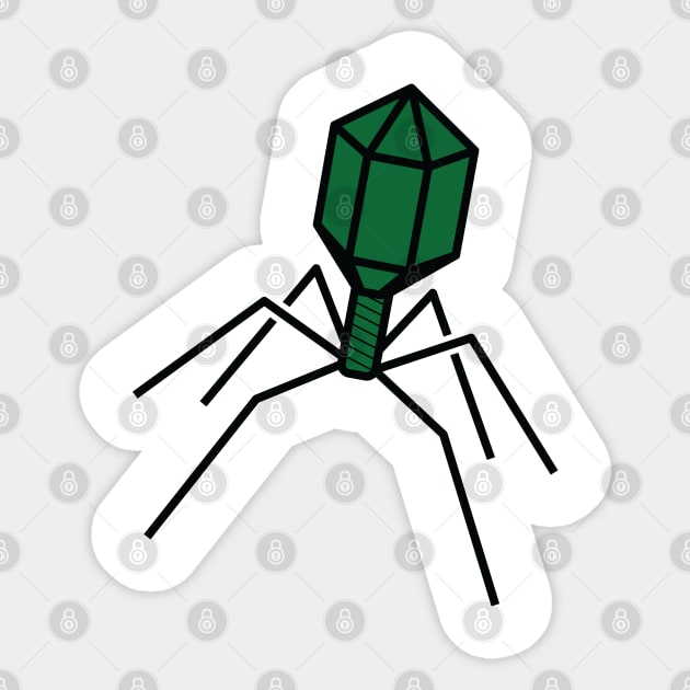 Virus Sticker by Hornak Designs